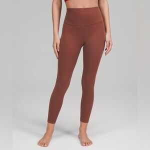 Lululemon Lunar New Year Align High-Rise Pant 25" in Smoky Red - size 2